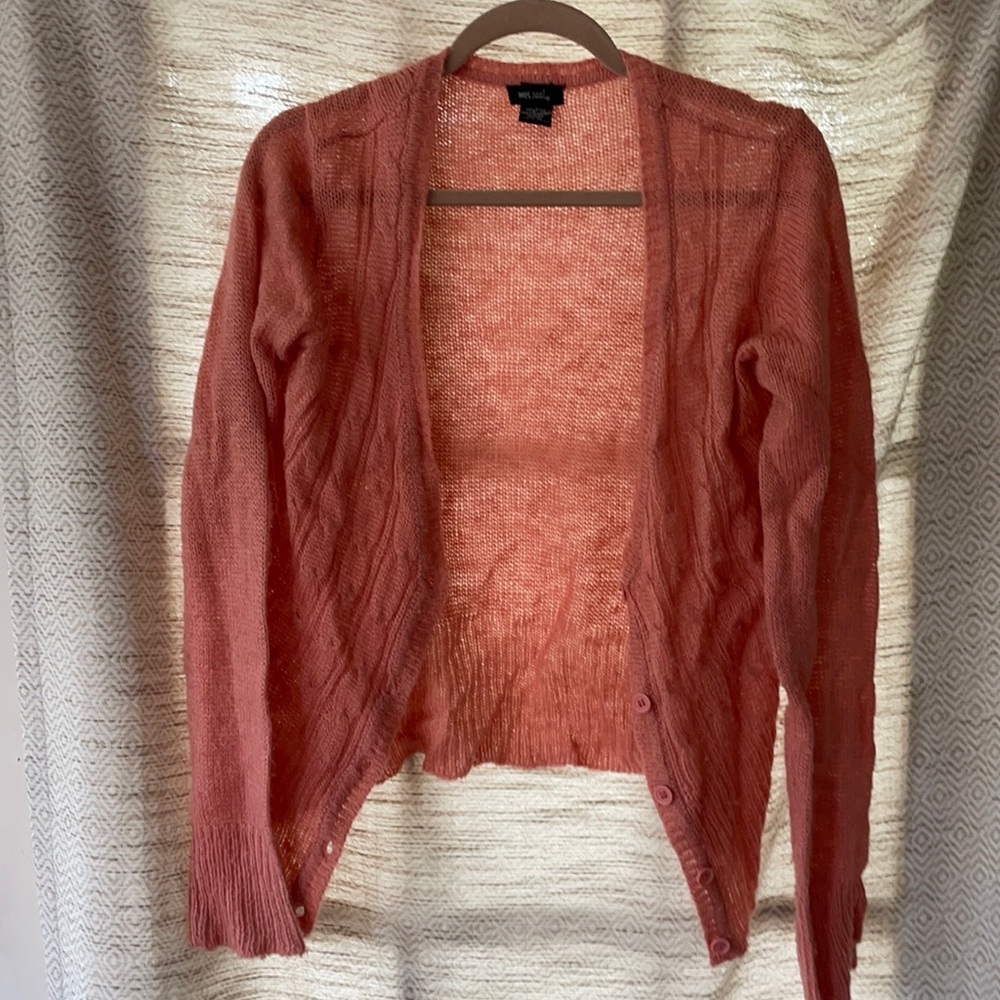 Peach cardigan